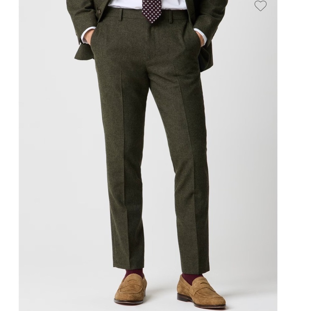J.Crew Ludlow Slim Fit Wool Blend Suit Pants Navy Mens 32x34 New With Tags‎